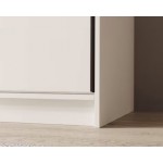 Ντουλάπα Belfast 120 συρόμενη-Leuko 120x58x200