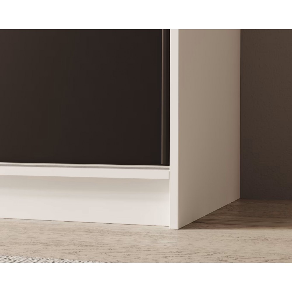 Ντουλάπα Belfast 120 συρόμενη-Leuko-Mauro 120x58x200