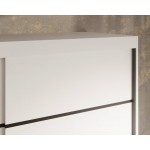 Ντουλάπα Houston 150 συρόμενη-Leuko 150x58x200