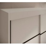 Ντουλάπα Wardis 100 συρόμενη-Leuko 100x58x200