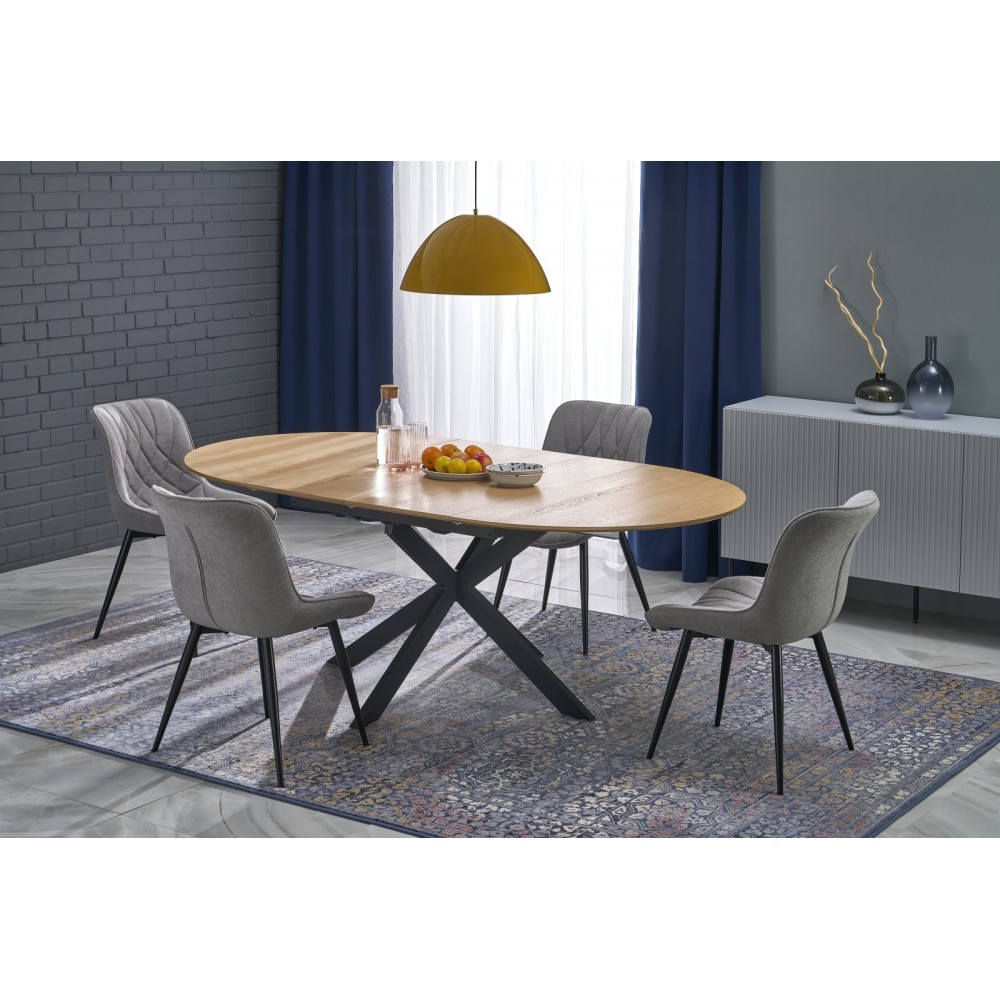 Επεκτεινόμενο τραπέζι Acordia 120x120x75