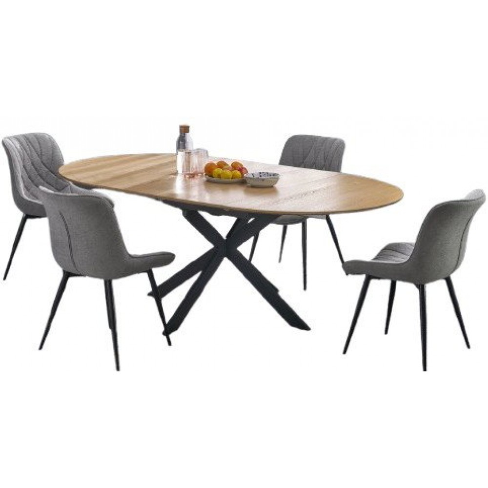 Επεκτεινόμενο τραπέζι Acordia 120x120x75