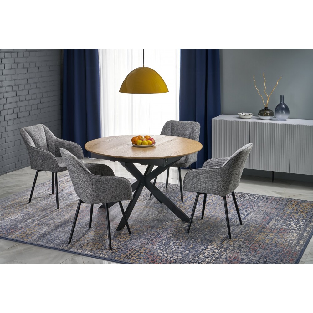 Επεκτεινόμενο τραπέζι Acordia 120x120x75