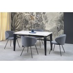 Επεκτεινόμενο τραπέζι Felicia-Leuko 141x81x76