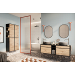 Πάγκος κρεμαστός Timber 60