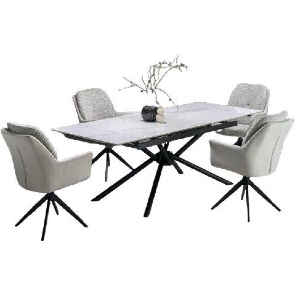Επεκτεινόμενο τραπέζι Victor I-Leuko 160x90x75