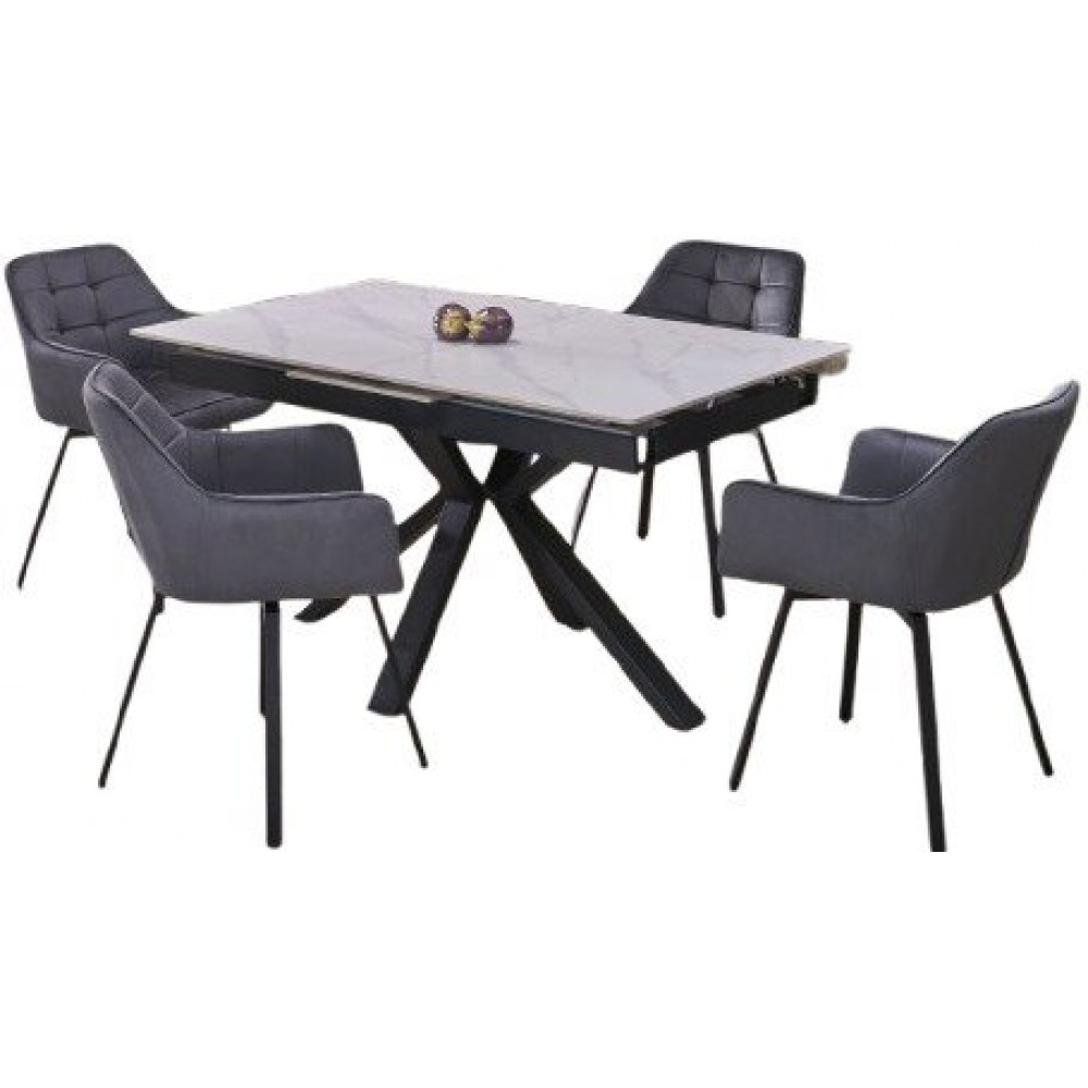 Επεκτεινόμενο τραπέζι Plato 140x85x76