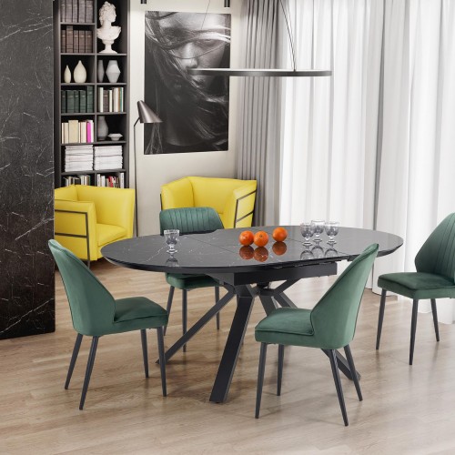 Επεκτεινόμενο τραπέζι Eltigo-Leuko 130x130x76