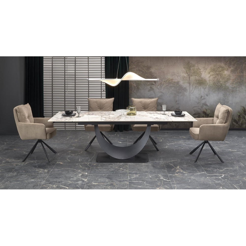 Επεκτεινόμενο τραπέζι Fredi 160x92x75