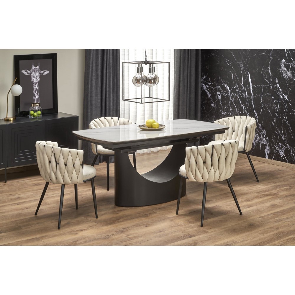 Επεκτεινόμενο τραπέζι Isma 160x90x77