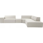 Γωνιακός καναπές Fubu L-Εκρού-Δεξιά