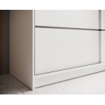 Ντουλάπα Verano 180 συρόμενη -Leuko 180x58x215