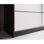 Ντουλάπα Verano 180 συρόμενη -Mauro-Leuko 180x58x215
