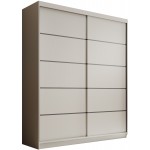 Ντουλάπα Verano 180 συρόμενη -Cashmere 180x58x215