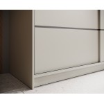 Ντουλάπα Verano 180 συρόμενη -Cashmere 180x58x215