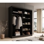 Ντουλάπα Shelvia 180 συρόμενη -Mauro 180x58x215