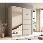 Ντουλάπα Shelvia 180 συρόμενη -Cashmere 180x58x215