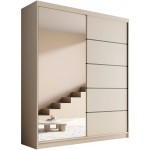 Ντουλάπα Shelvia 180 συρόμενη -Cashmere 180x58x215