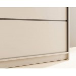 Ντουλάπα Shelvia 180 συρόμενη -Cashmere 180x58x215