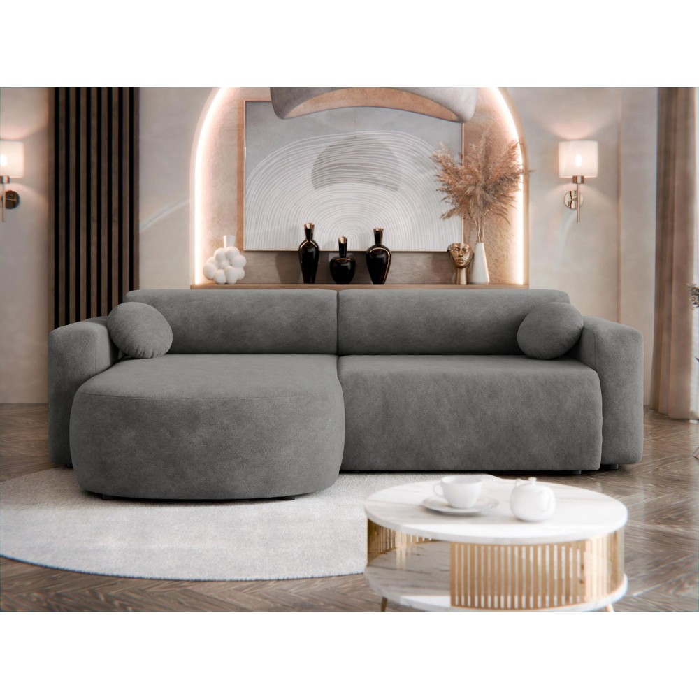 Γωνιακός καναπές Nicelo-Gkri Skouro