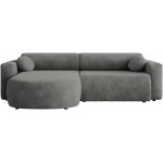 Γωνιακός καναπές Nicelo-Gkri Skouro