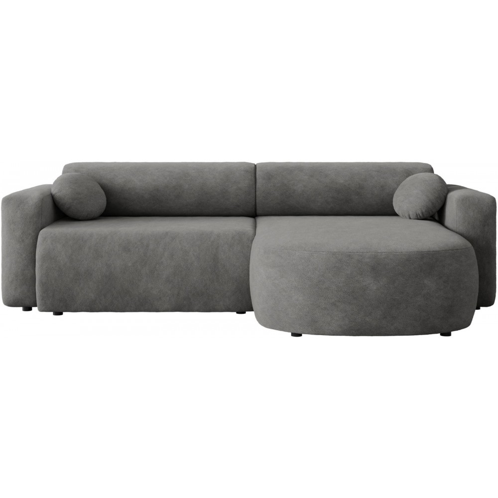 Γωνιακός καναπές Nicelo-Gkri Skouro