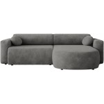 Γωνιακός καναπές Nicelo-Gkri Skouro