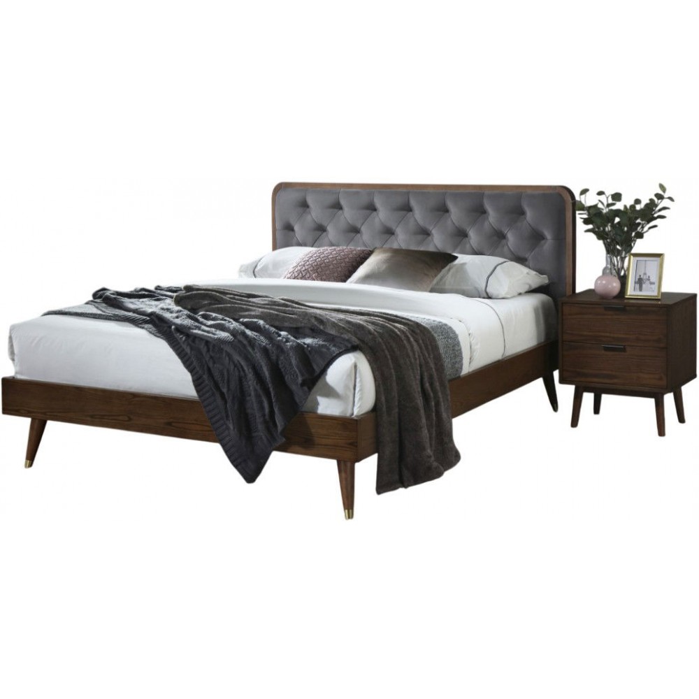 Επενδυμένο κρεβάτι Sidy-160 x 200