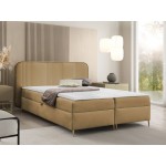 Επενδυμένο κρεβάτι Fandy-Mpez Skouro-120 x 200