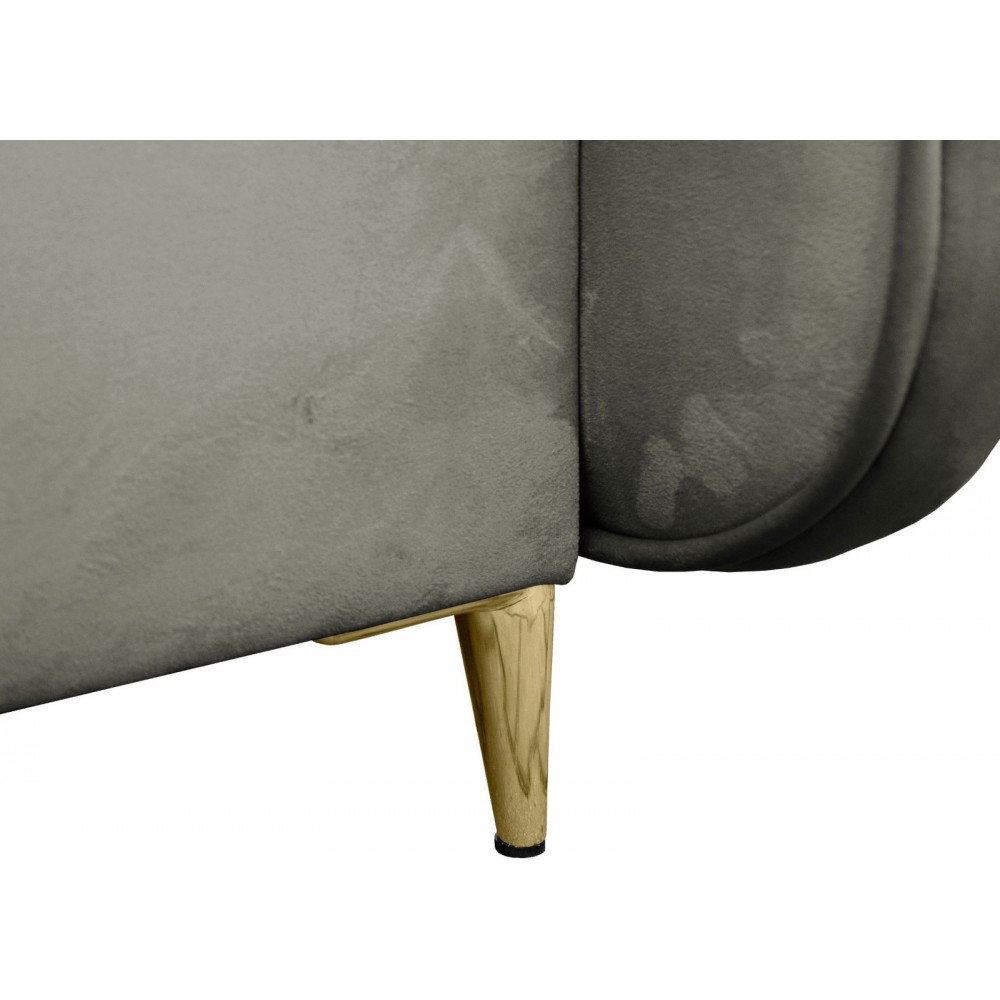 Επενδυμένο κρεβάτι Fandy-Mpez Skouro-160 x 200