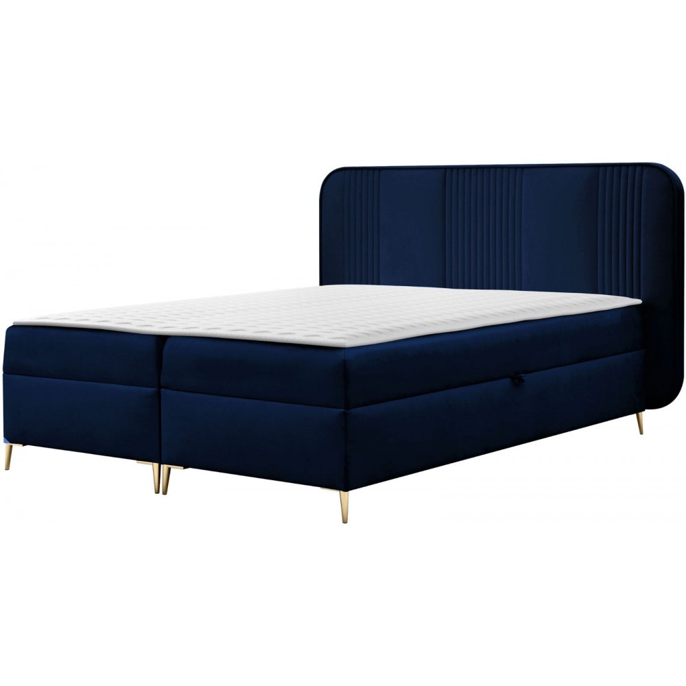 Επενδυμένο κρεβάτι Fandy-Mple-140 x 200