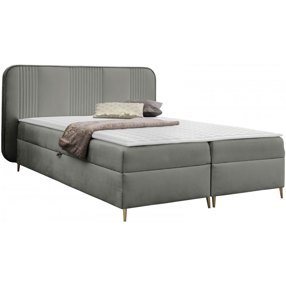 Επενδυμένο κρεβάτι Fandy-Gkri-180 x 200