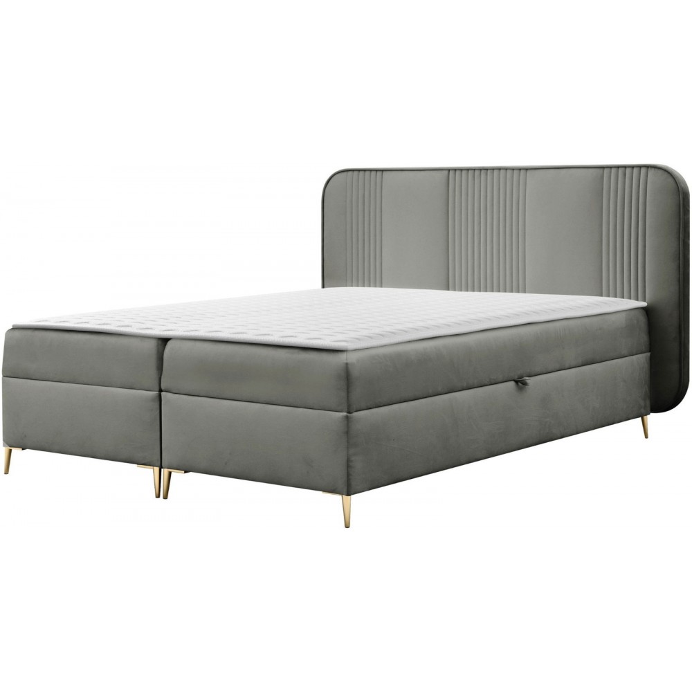 Επενδυμένο κρεβάτι Fandy-Gkri-180 x 200