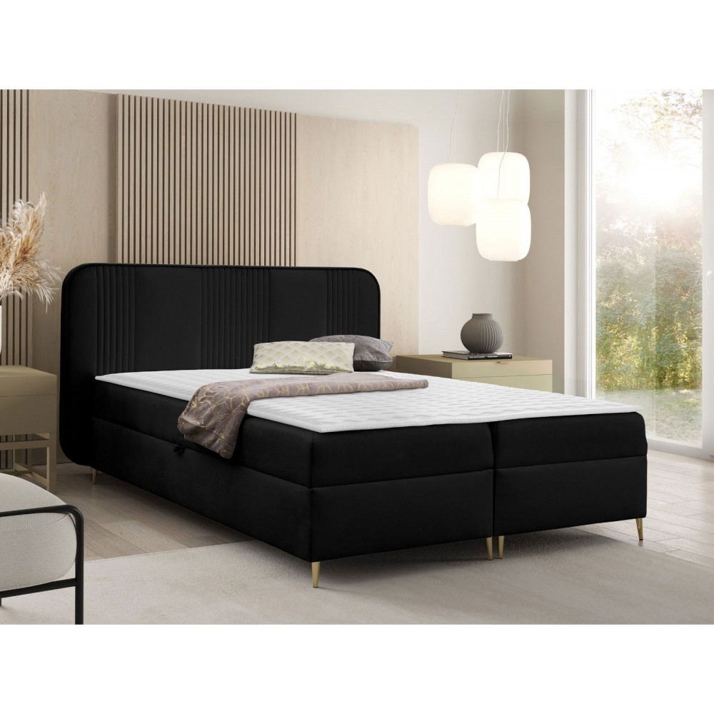 Επενδυμένο κρεβάτι Fandy-Mauro-120 x 200