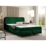 Επενδυμένο κρεβάτι Fandy-Prasino-140 x 200