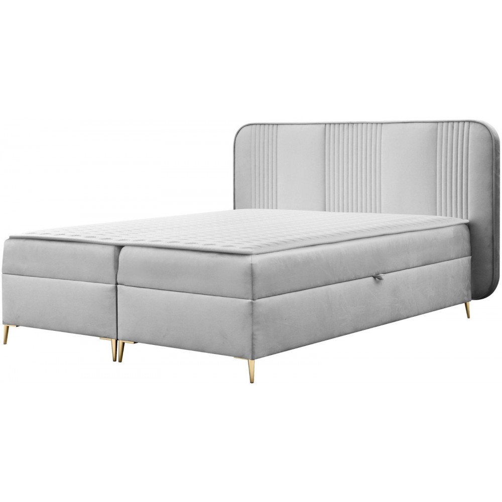 Επενδυμένο κρεβάτι Fandy-Gkri Anoixto-180 x 200