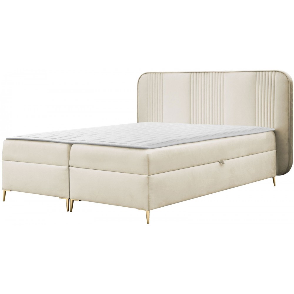 Επενδυμένο κρεβάτι Fandy-Mpez Anoixto-180 x 200