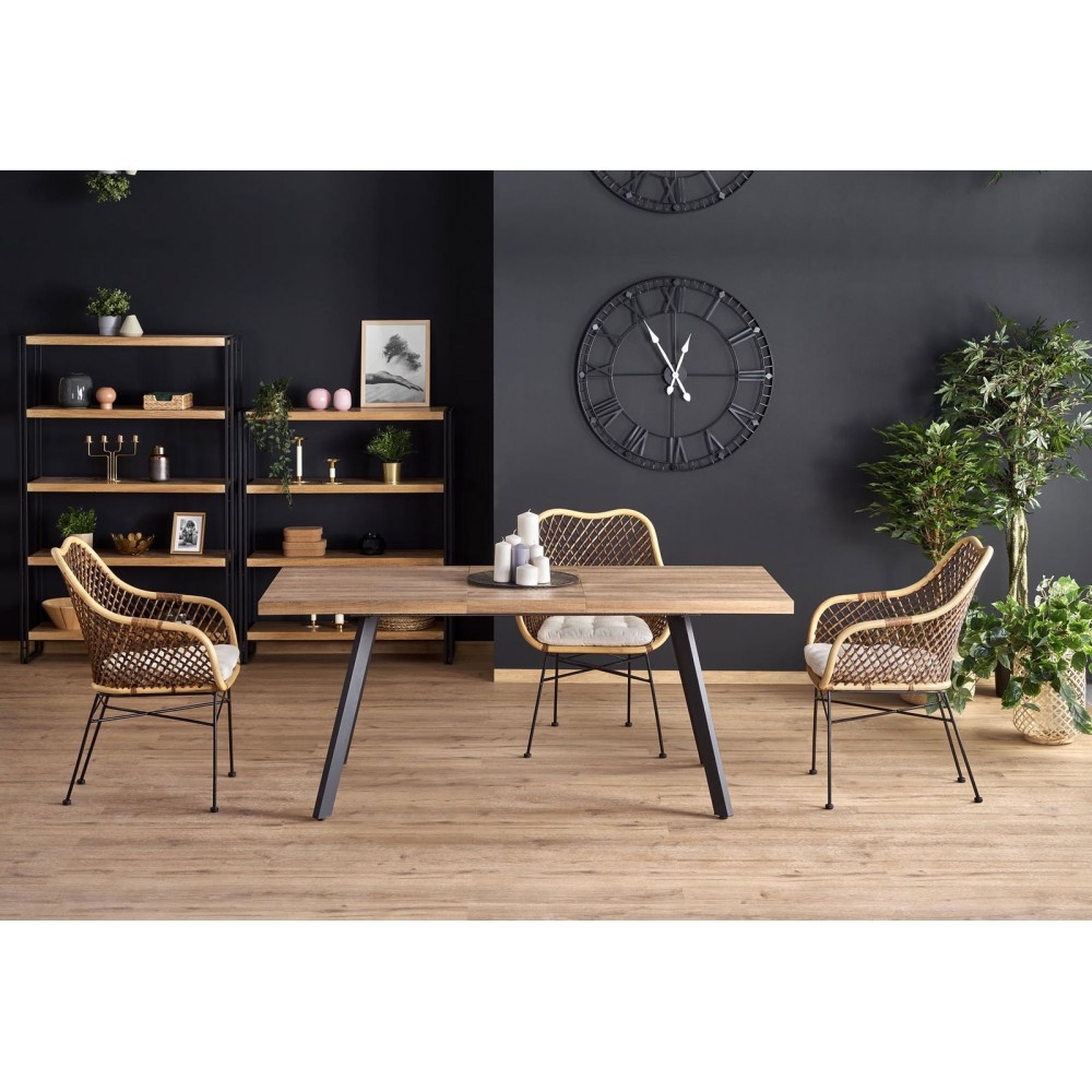 Επεκτεινόμενο τραπέζι Beller-140 x 85 x 76 εκ.