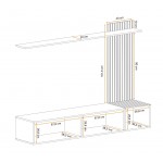 Σύνθετο σαλονιού Solar 180x40x131.6