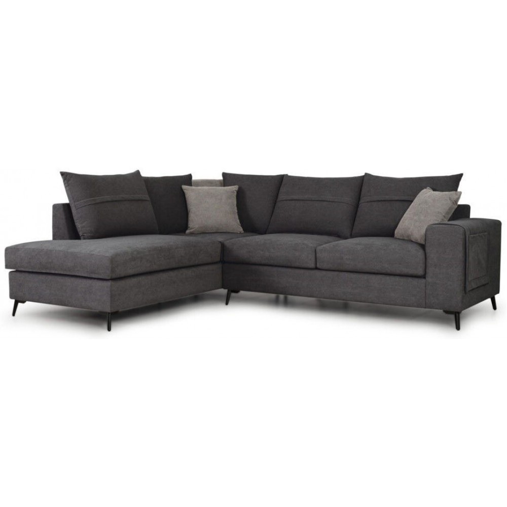 Γωνιακός καναπές Hannah-Gkri Skouro-Αριστερή