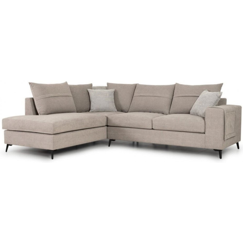 Γωνιακός καναπές Hannah-Mpez-Αριστερή