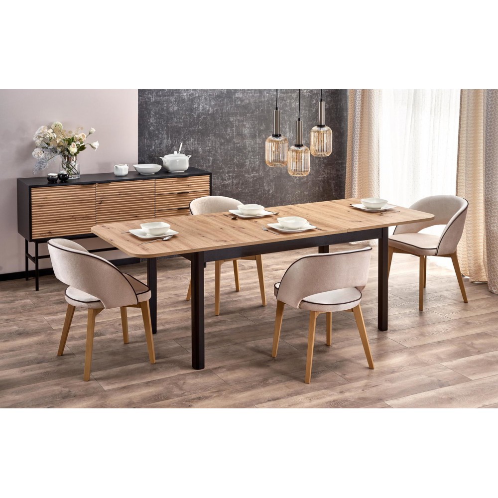 Επεκτεινόμενο τραπέζι Floriano-Drus 160x90x776
