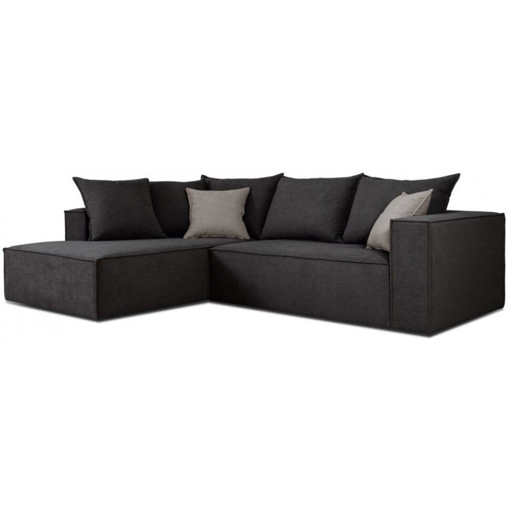 Γωνιακός καναπές Opalin-Gkri Skouro-Αριστερή