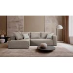 Γωνιακός καναπές Opalin-Ekrou-Αριστερή