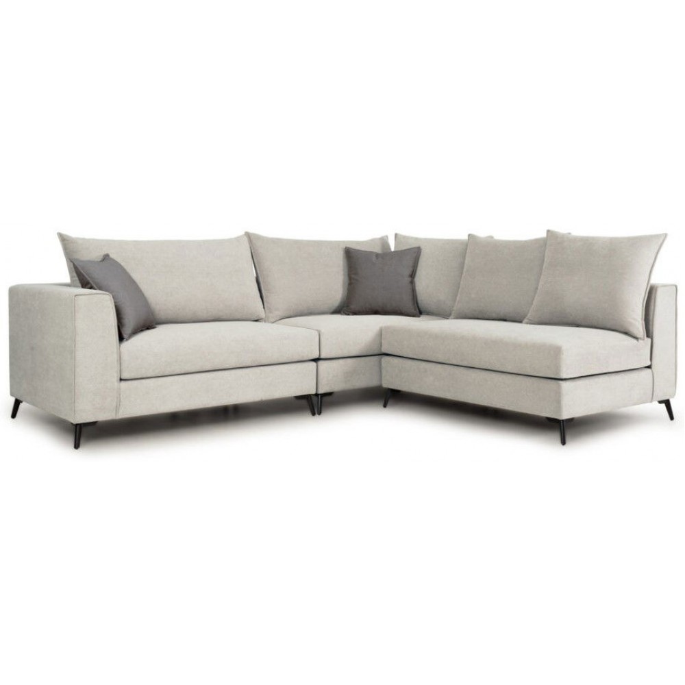 Γωνιακός καναπές Ricap-Ekrou