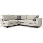 Γωνιακός καναπές Ricap-Ekrou