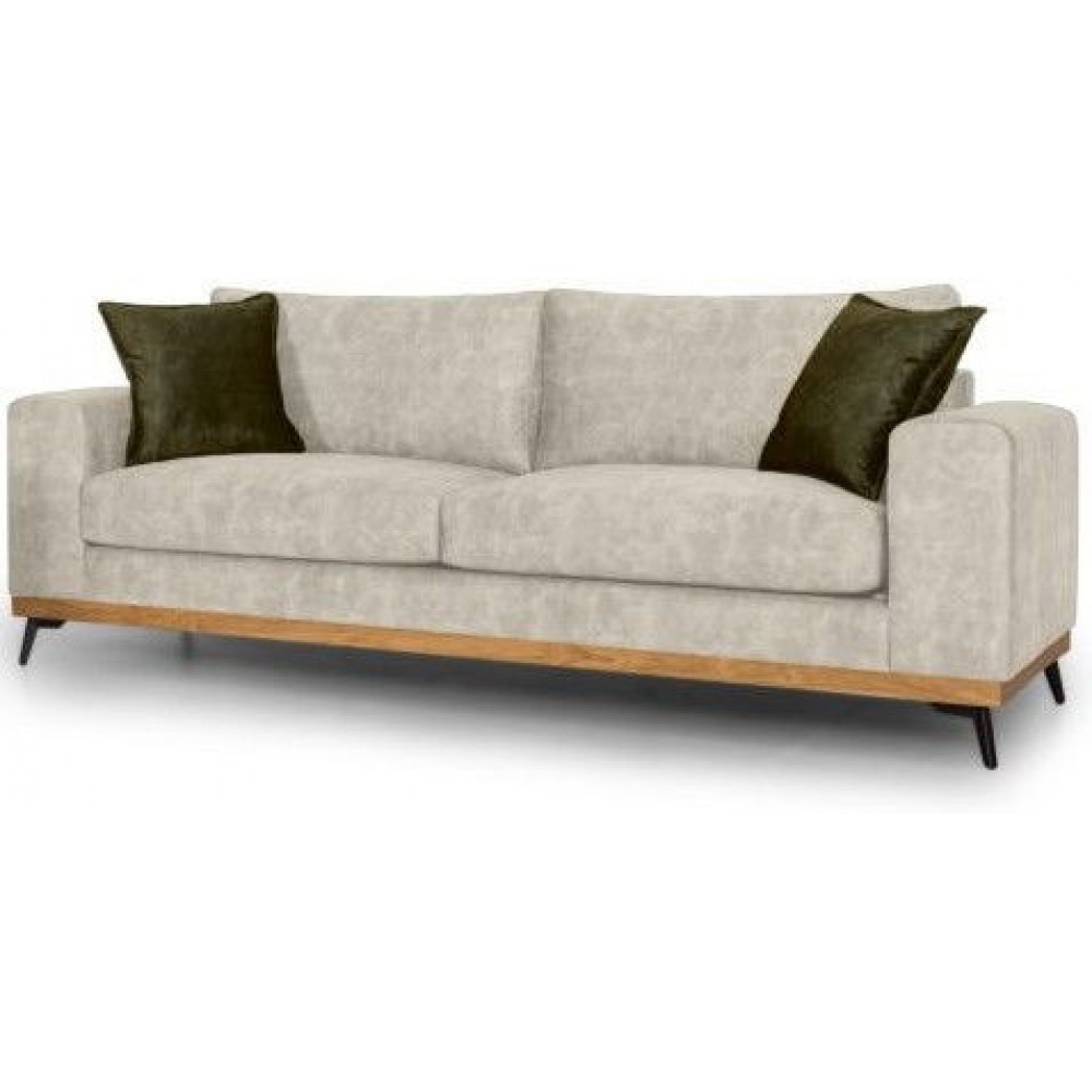 Καναπές Dysine τριθέσιος-Krem