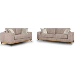 Σετ καναπέδες Dysine-Mpez Skouro