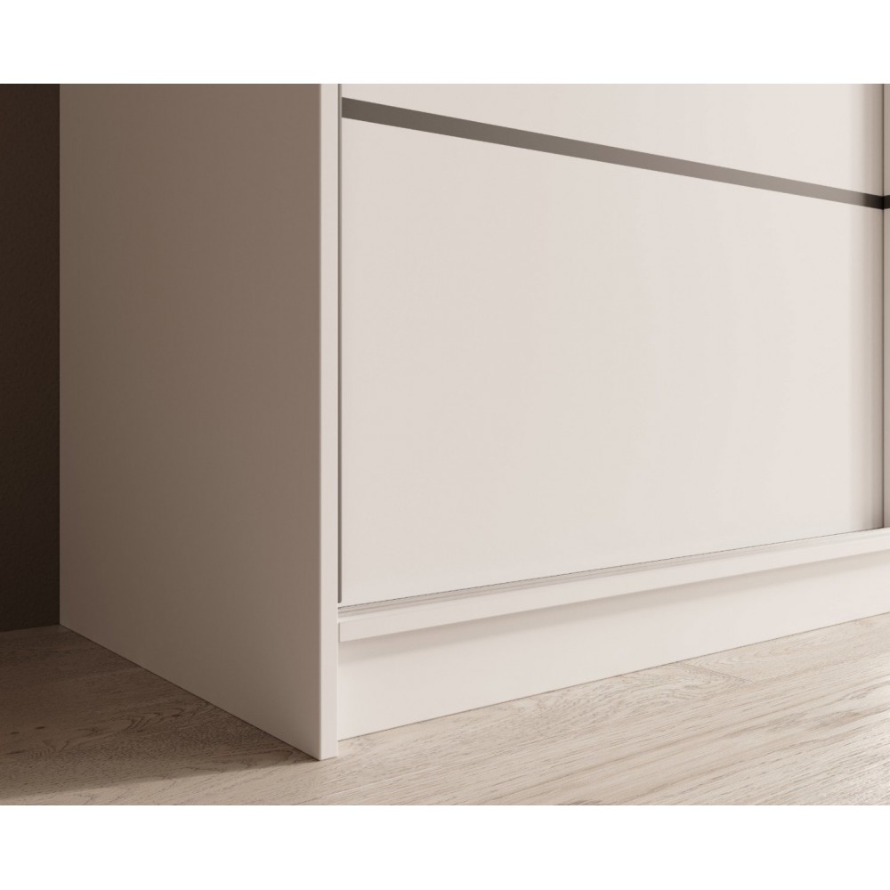 Ντουλάπα Galadriel 250 συρόμενη-Leuko 250x58x215