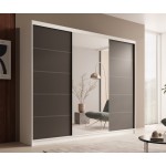 Ντουλάπα Galadriel 250 συρόμενη-Leuko-Mauro 250x58x215